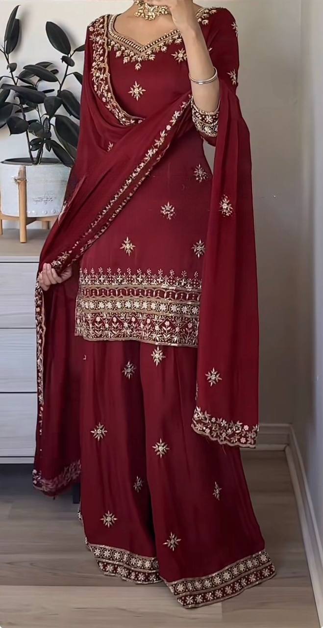 Dark Ruby Heirloom Suit